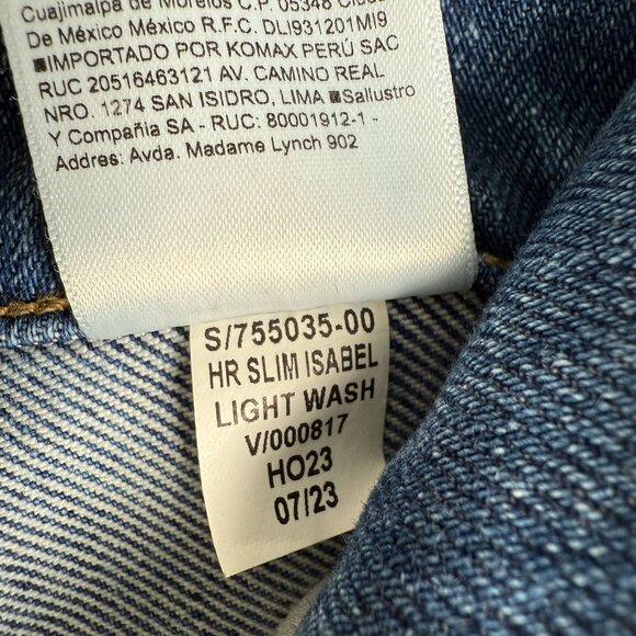 Banana Republic Jeans Womens High Rise Slim Fit Isabel Straight Leg Size 27 - Picture 6 of 7
